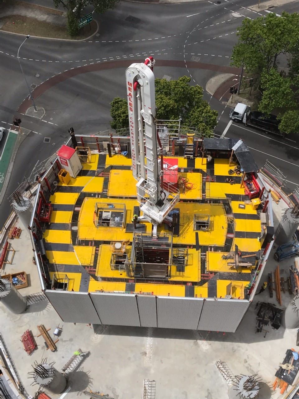 Formwork project on site