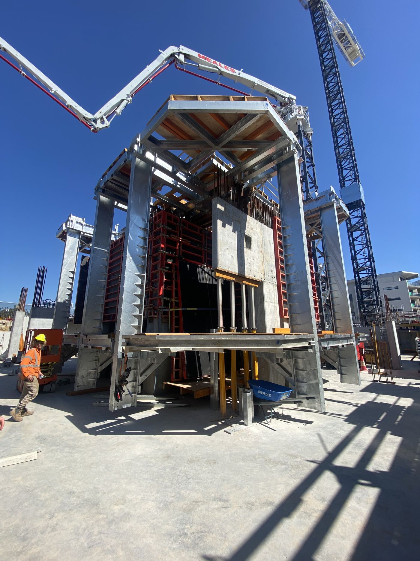 Formwork project on site