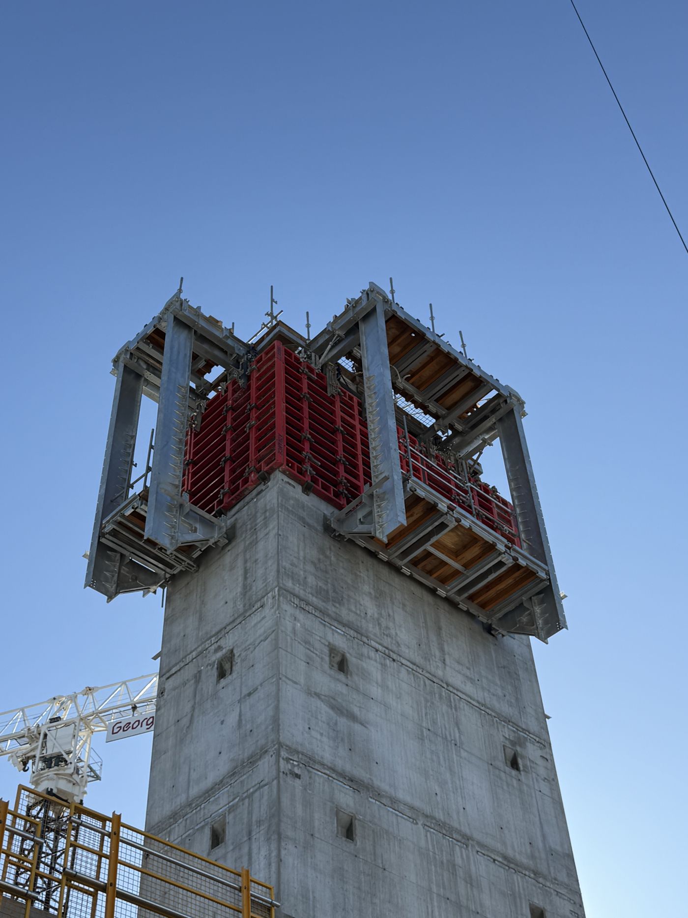 Formwork project on site